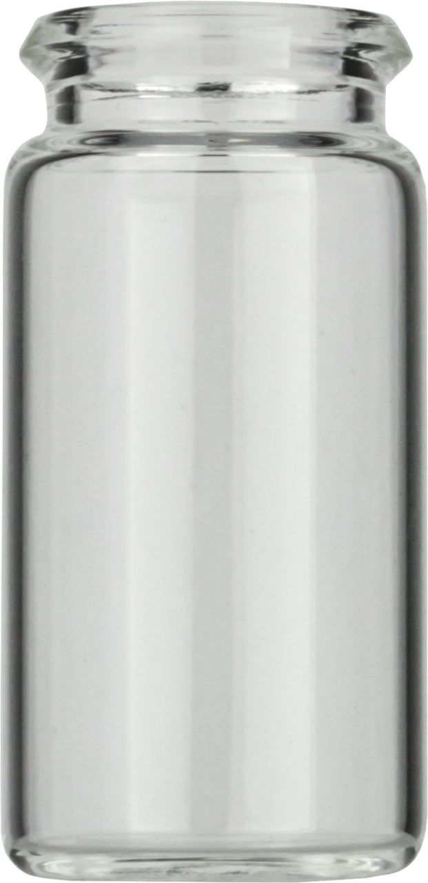 Snap cap vial, N 18, 20.0x40.0 mm, 5.0 mL, flat bottom, clear