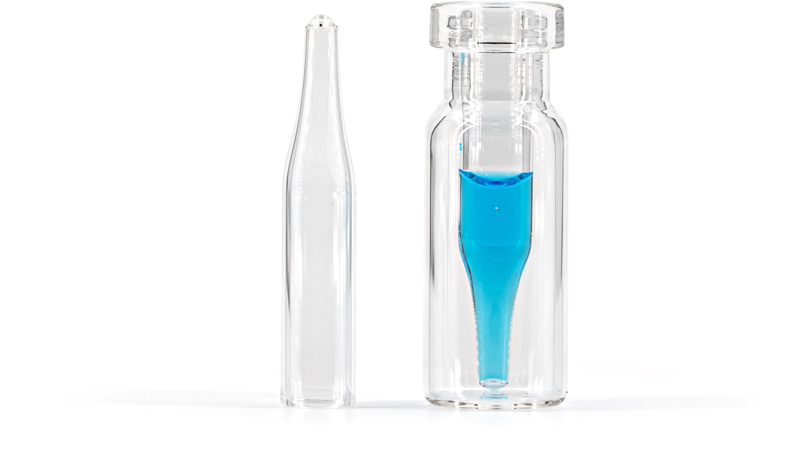 Micro-insert, N 9|N 10|N 11, 6.0x31.0 mm, 0.25 mL, conical, 12 mm tip, clear