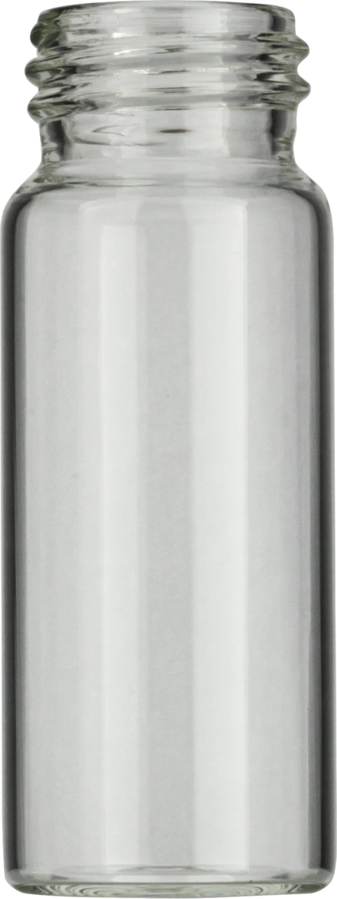 Screw neck vial, N 24, 27.5x72.5 mm, 30.0 mL, flat bottom, clear