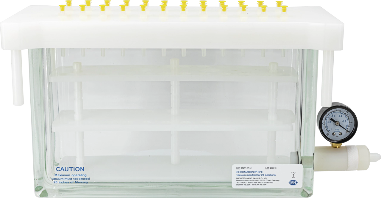 CHROMABOND SPE vacuum manifold for 24 positions, complete