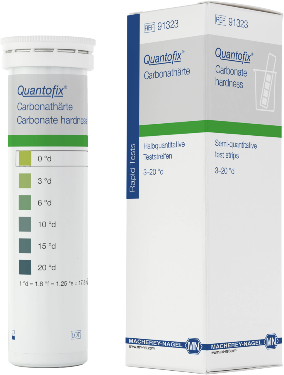 Semi-quantitative test strips QUANTOFIX Carbonate hardness