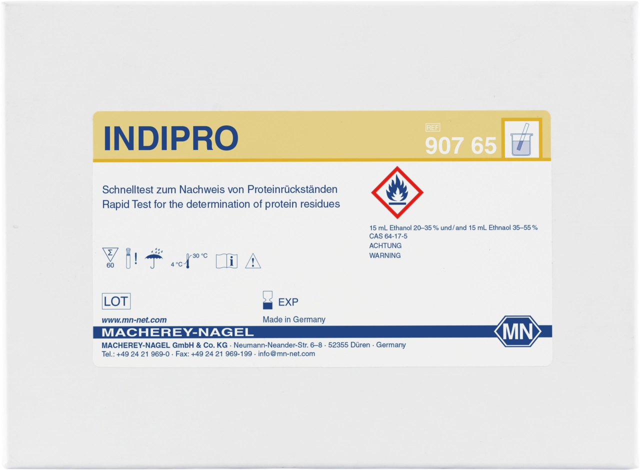 Qualitative test paper INDIPRO for Protein: 50 µg BSA (bovine serum albumin)