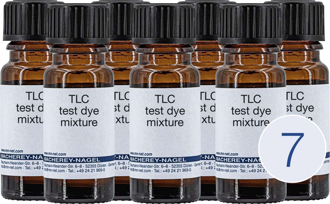 TLC test mixture for Micro-Set A, individual, food dyes