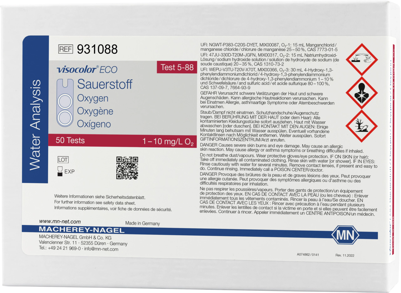 Colorimetric test kit VISOCOLOR ECO Oxygen