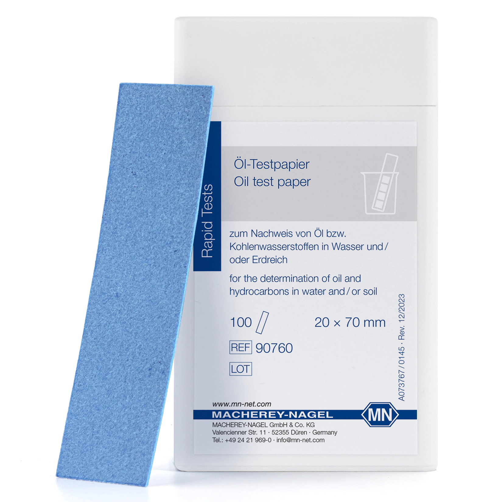 Qualitative Oil test paper