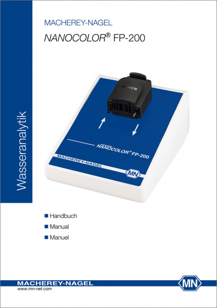 Manual for sipper pump NANOCOLOR FP‑200
