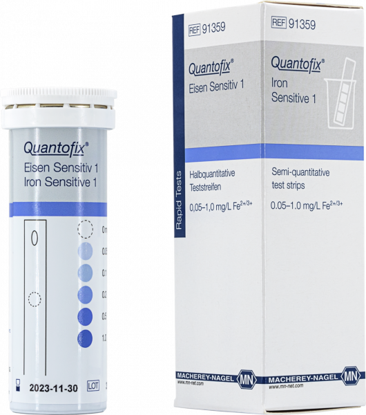 Semi-quantitative test strips QUANTOFIX Iron Senstivie 1