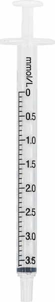 Titration syringe for VISOCOLOR HE Total Hardness H20 F