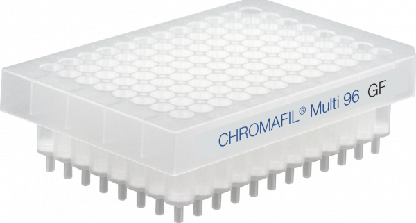 96-well filter plates, CHROMAFIL GF, Approx. 8 mm, 3 µm