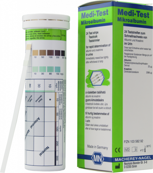 Urine test strips, Medi‑Test Mikroalbumin