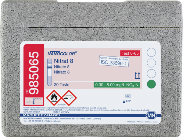 Tube test NANOCOLOR Nitrate 8