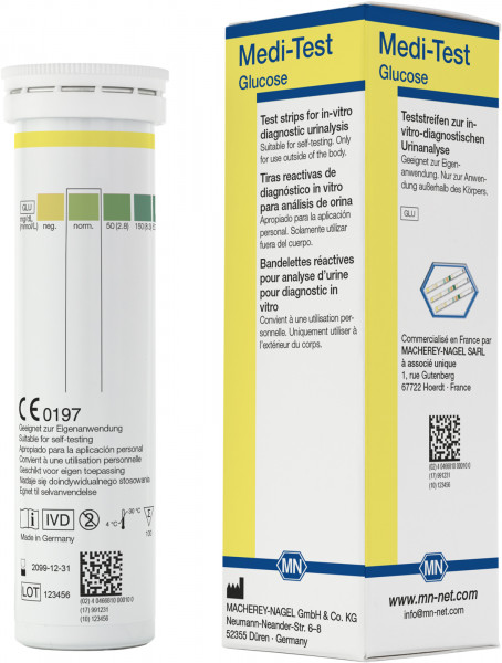 Urine test strips, Medi‑Test Glucose
