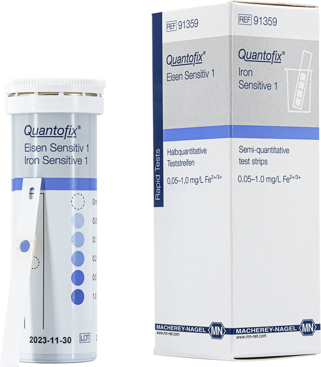 Semi-quantitative test strips QUANTOFIX Nitrate, test sets, MN