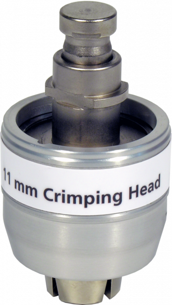 Crimping head for 13 mm crimp caps, used with REF 735700