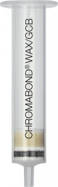 SPE column, CHROMABOND WAX/GCB, 30 µm WAX, 6 mL, 200 mg/50 mg