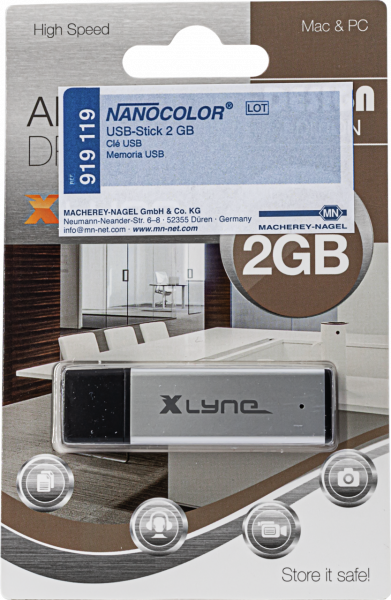 NANOCOLOR USB stick, 2 GB