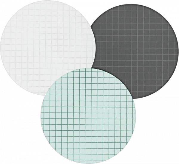 Membrane filters, PORAFIL Cellulose mixed ester with grid, White