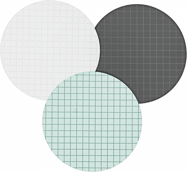 Membrane filters, PORAFIL CM, Cellulose mixed ester with grid, White