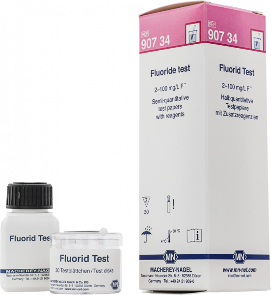 Semi-quantitative test paper Fluoride Test