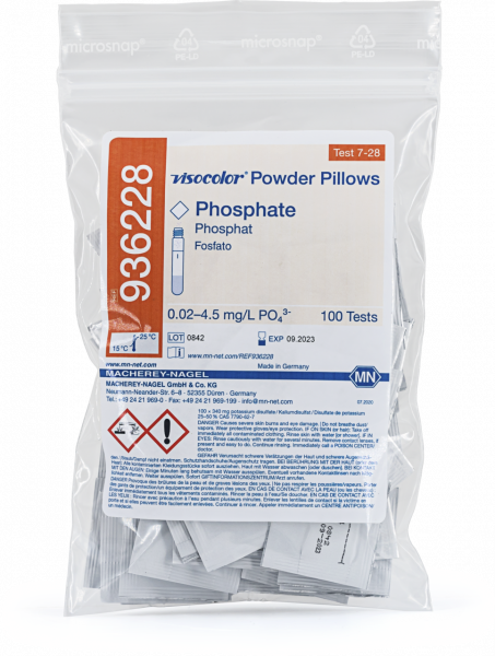 Reagents VISOCOLOR Powder Pillows Phosphate, photometric test