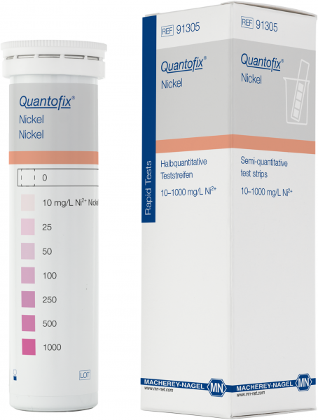 Semi-quantitative test strips QUANTOFIX Nickel