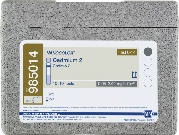 Tube test NANOCOLOR Cadmium 2