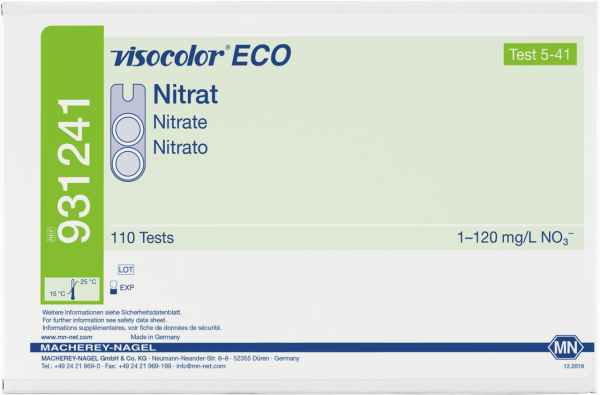 Colorimetric test kit VISOCOLOR ECO Nitrate, refill pack