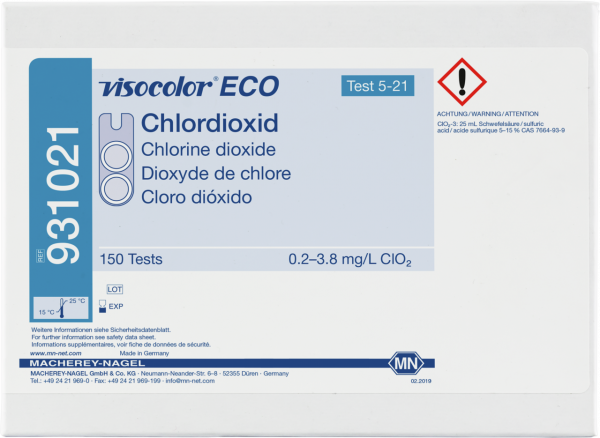 Colorimetric test kit VISOCOLOR ECO Chlorine dioxide