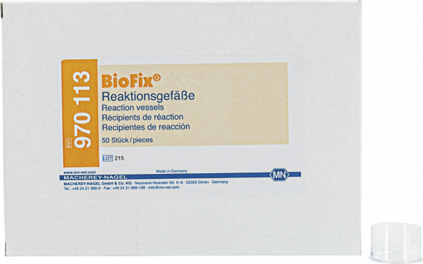 Reaction vessels for BioFix A‑Tox / N‑Tox