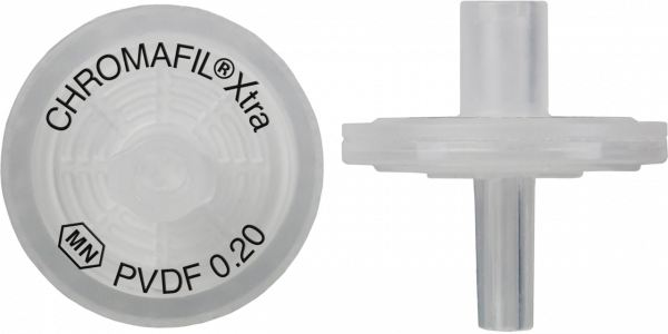Syringe filters, labeled, CHROMAFIL Xtra PVDF, 13 mm, 0.2 µm