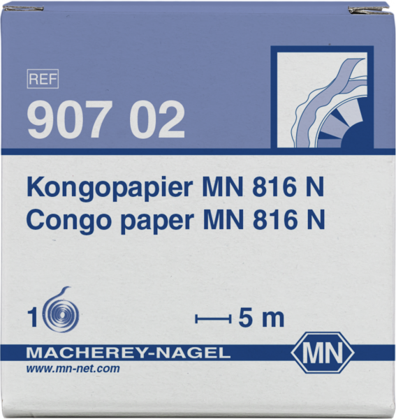 Qualitative pH test paper Congo paper MN 816 N, pH: 5.0–3.0