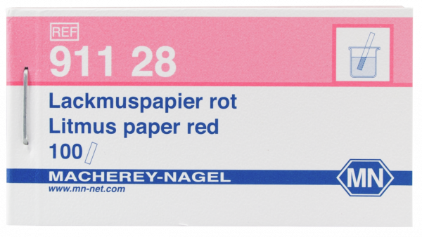 Qualitative pH test paper Litmus paper red, pH: 5.0–8.0