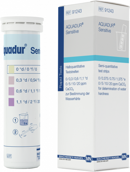 AQUADUR Sensitive, for water hardness, box