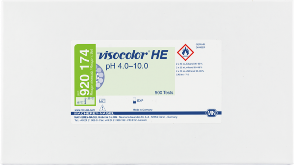 Colorimetric test kit VISOCOLOR HE pH 4.0–10.0, refill pack