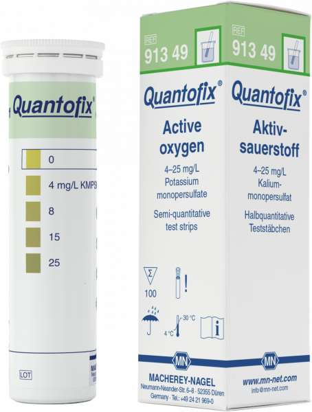 Semi-quantitative test strips QUANTOFIX Active oxygen