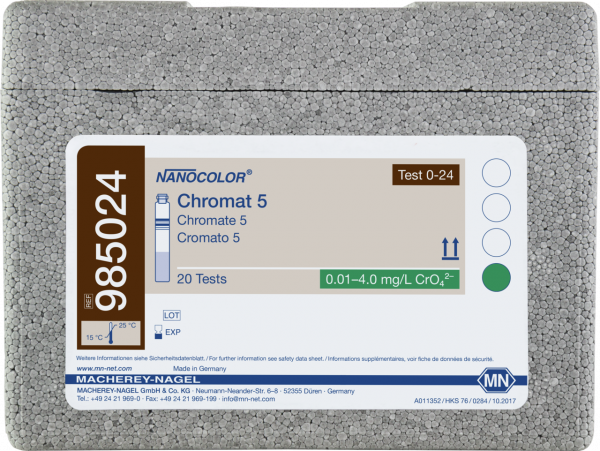 Tube test NANOCOLOR Chromate 5