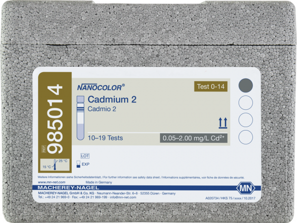 Tube test NANOCOLOR Cadmium 2