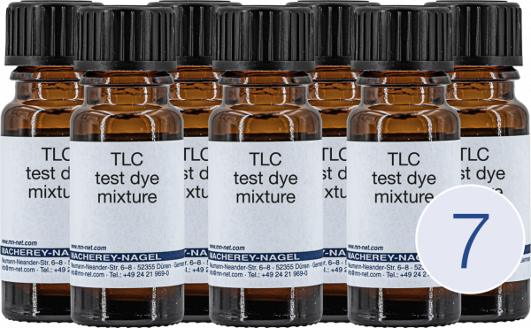 TLC test mixture for Micro-Set A, individual, anthraquinone dyes
