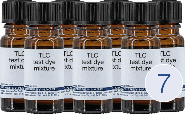 TLC test mixture for Micro-Set A, individual, food dyes