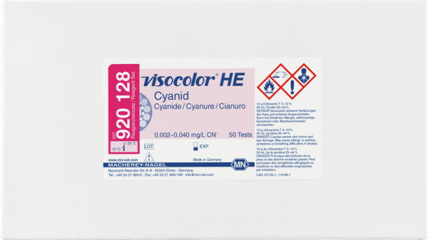 Colorimetric test kit VISOCOLOR HE Cyanide, refill pack