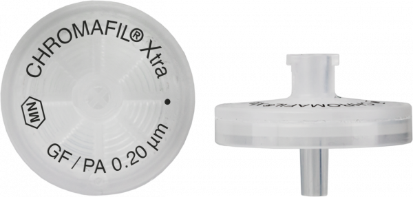 Syringe filters (combi), CHROMAFIL Xtra GF / PA, 25 mm, 1 µm / 0.2 µm
