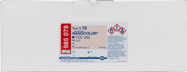 Tube test NANOCOLOR TOC 300