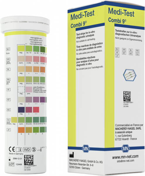 Urine test strips, Medi‑Test Combi 9