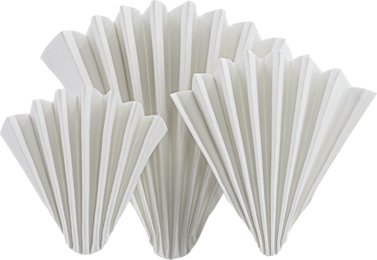 Folded filter papers, MN 606, Technical, Very fast (8 s), Creped