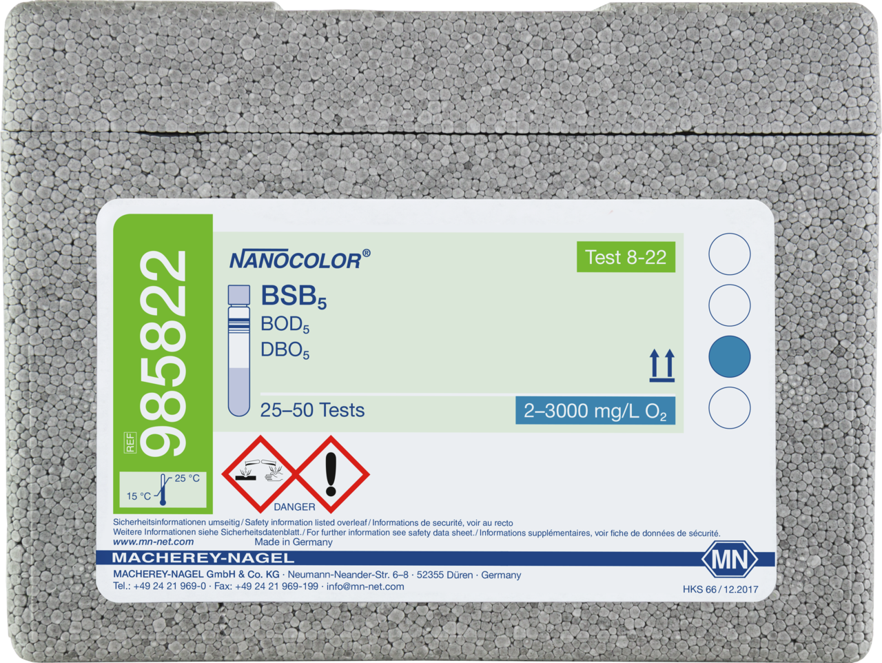 Rundküvettentest NANOCOLOR BSB₅, MN | MACHEREY-NAGEL