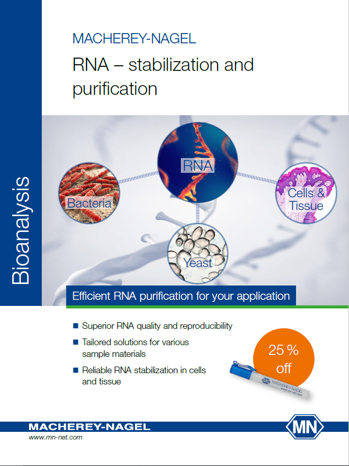 “RNA stabilization and purification” Promotion 2023 MACHEREYNAGEL