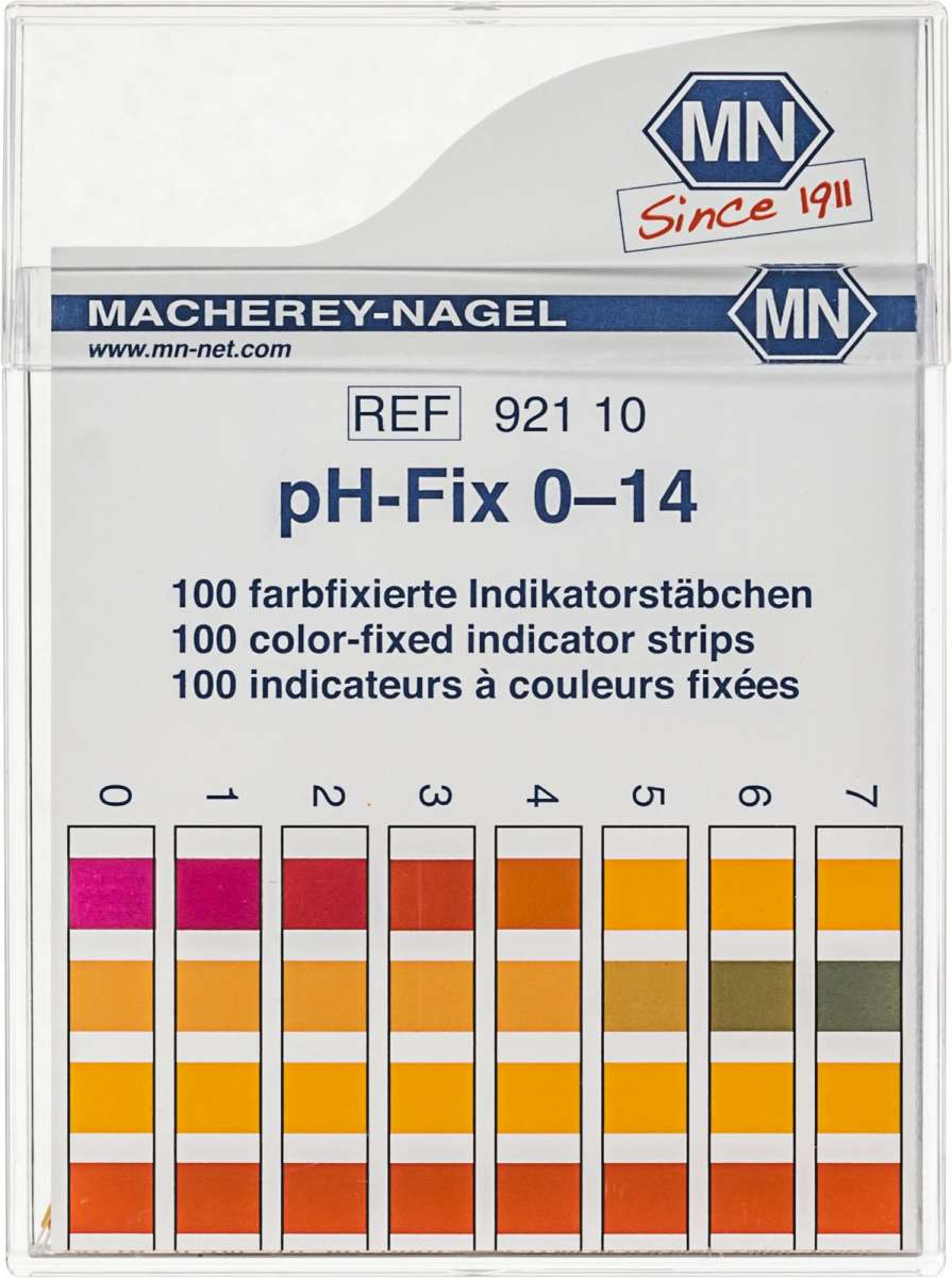 pH test strips, pHFix 014, fixed indicator, MN MACHEREYNAGEL