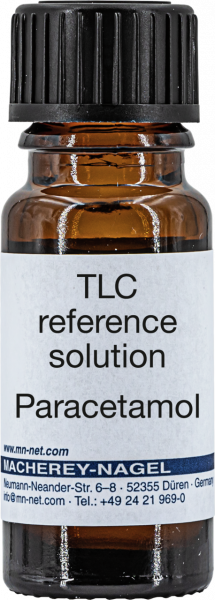 TLC reference solution, paracetamol