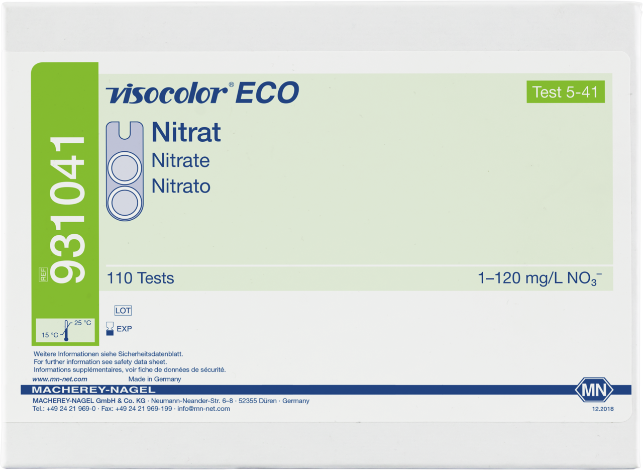 Colorimetric test kit VISOCOLOR ECO Nitrate MACHEREYNAGEL, MN