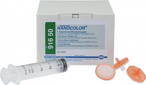 NANOCOLOR Membrane filtration kit 0.45 µm